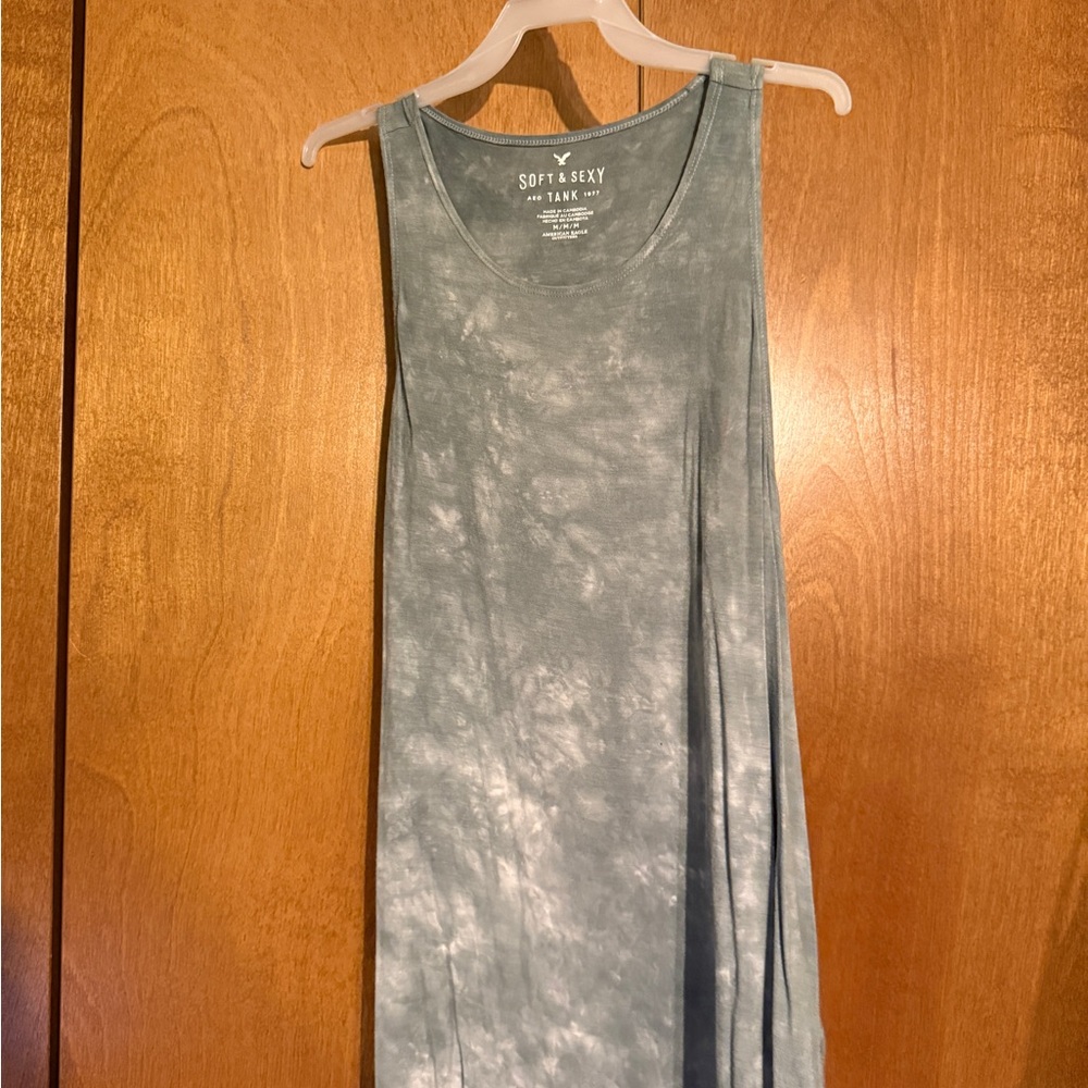 American Eagle Outfitters Soft & Sexy Light Green Tank Top
